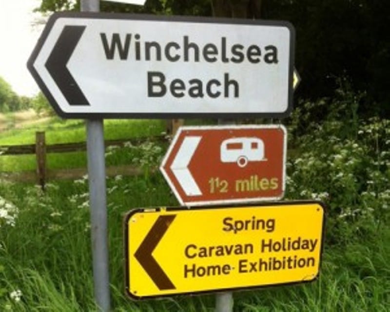 Is there a caravan park round here?