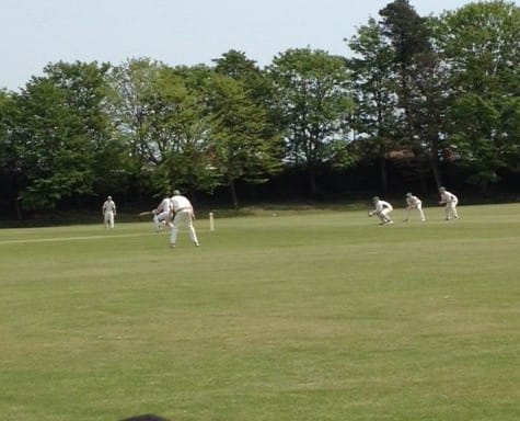 Rye's batsman in action.