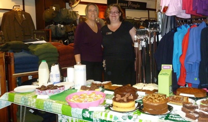 Edinburgh Wool Mill's Melissa Field and Rachael Elsey