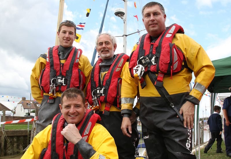 Members of the Pett Level Rescue Boat Association
