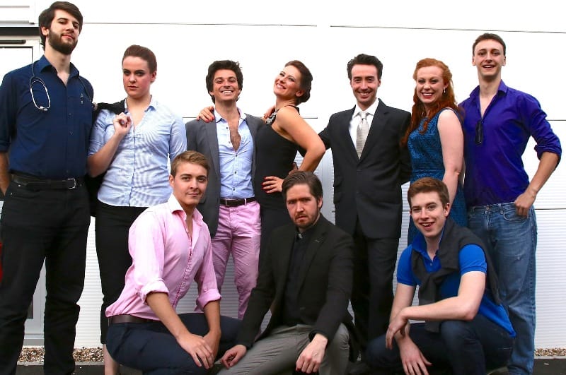 Members of La Traviata's cast