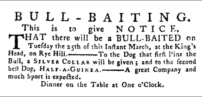 The way it was: from the pages of the Sussex Weekly Advertiser March 17, 1788