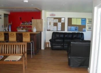 The bar - deserted and earning no funds for the club