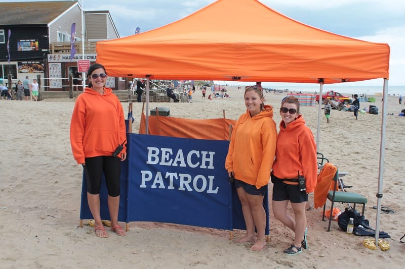 Left to right, Hahhah Ede, Ashley Saich and Emily Feist