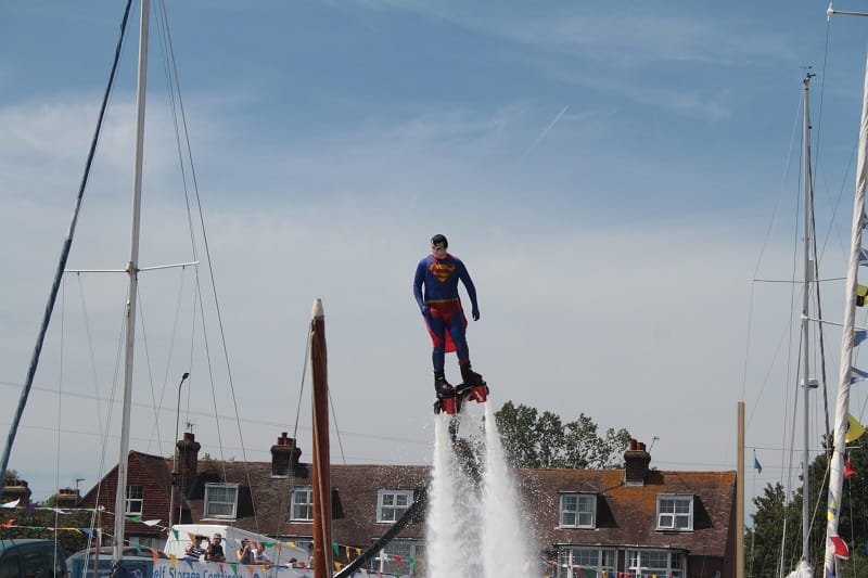 Superman visits Rye