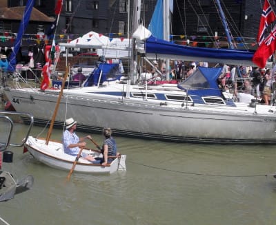 Some boats were big, while others were not