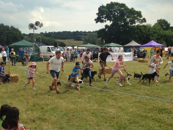 Poppy Overy with Annabel, in pink, is amongst the front runners