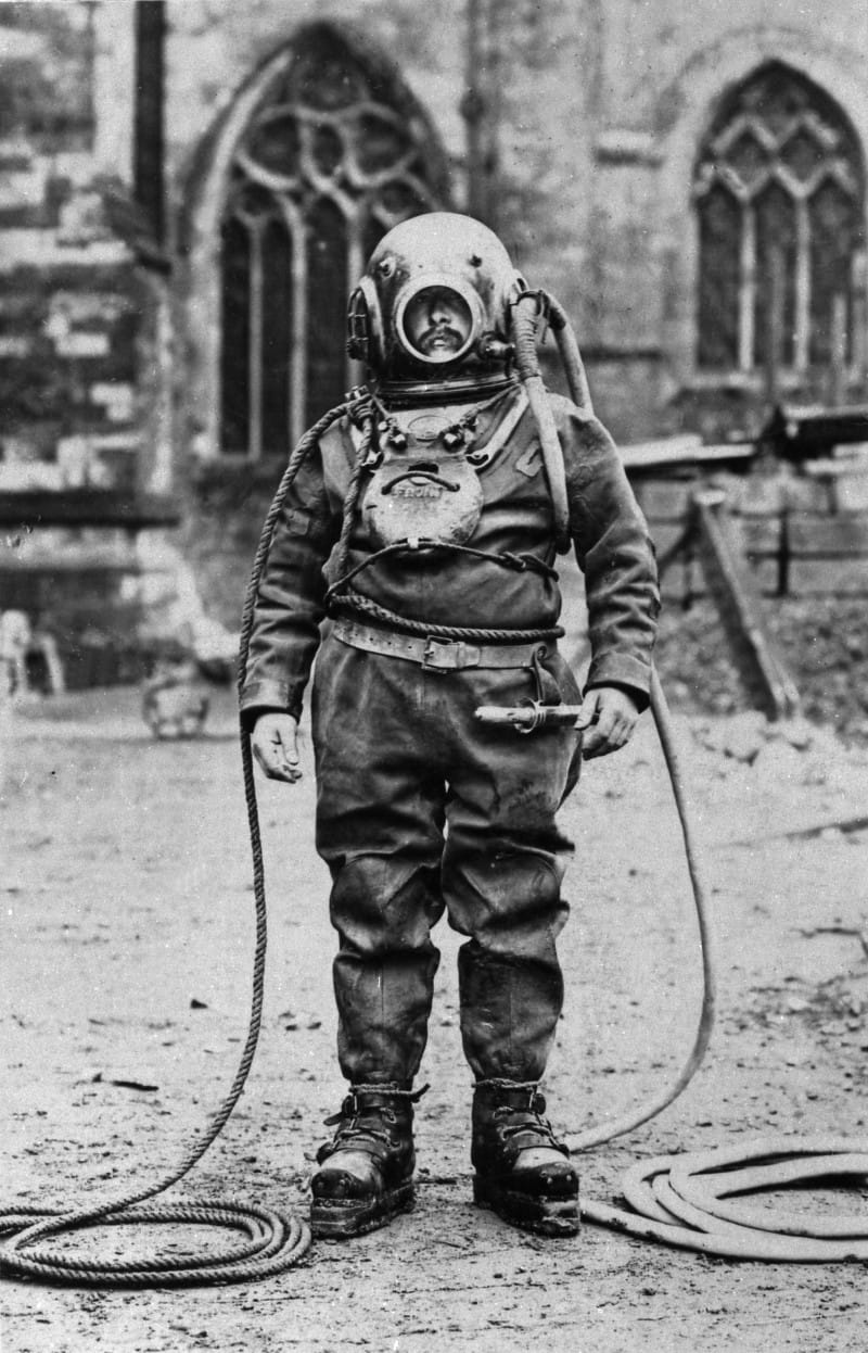 William Walker before going into action