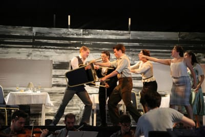 Don Giovanni at Dress Rehearsal