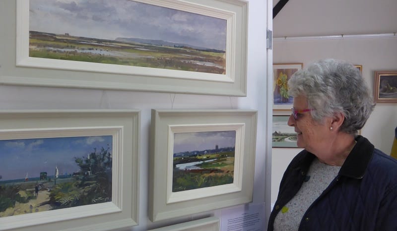 Iden Art Show customer