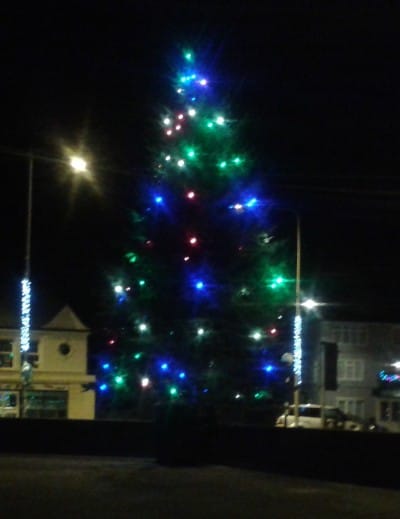 The Christmas tree in all its splendour