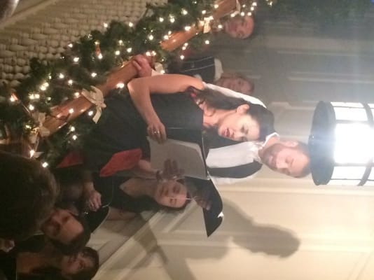 Siobhan Harrison & Jared Zeus singing 'Baby it's cold outside'