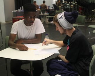 One-to-one tuition helps the young hopefuls