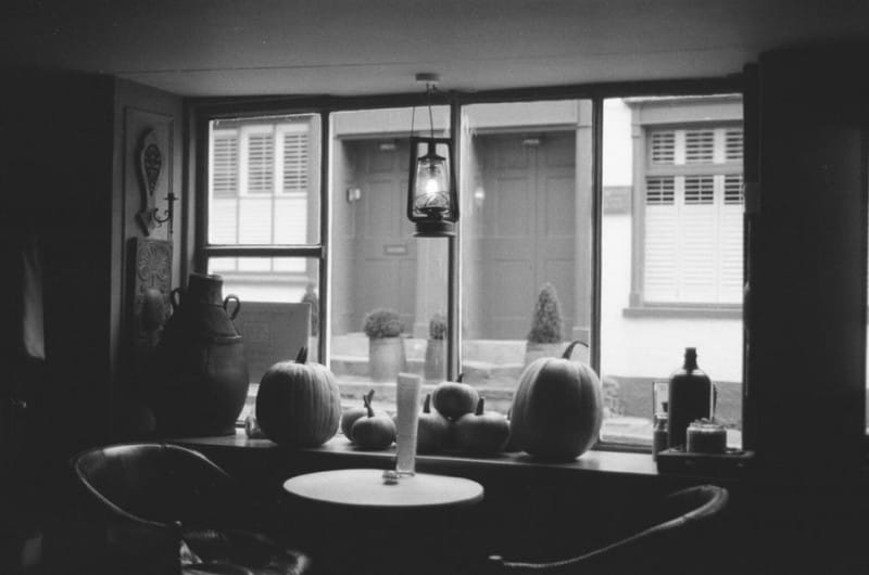 A favourite table in the Standard