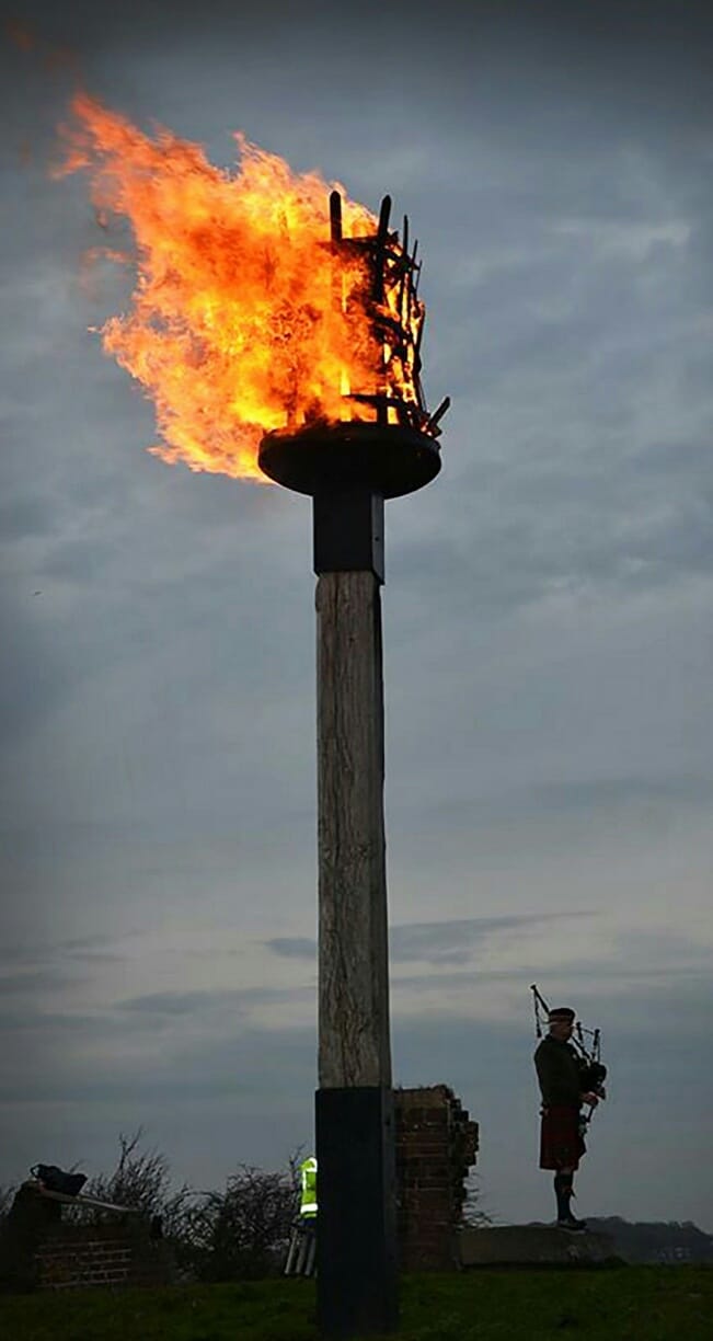 The beacon alight