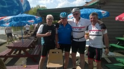 The first French beer after 100k is much appreciated