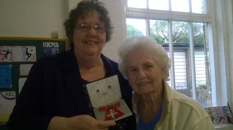 Yvonne Cotterell - left Frances Tolhurst - right