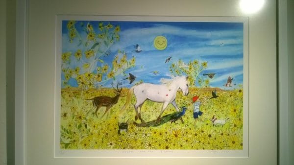 Polly Horner's illustration Hector and the Flowers