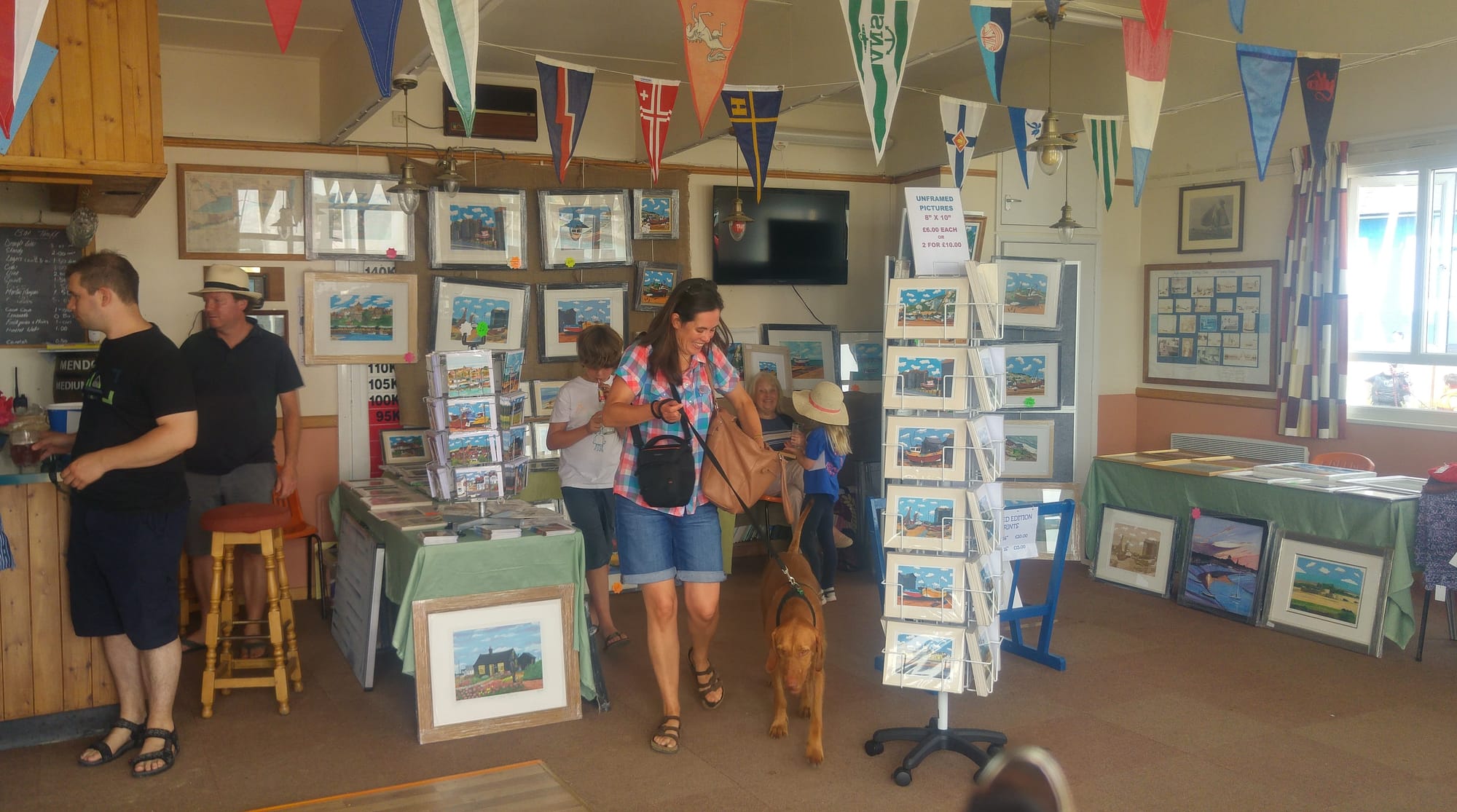 Not all the activity was on the water