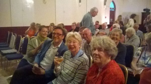 Support from the community and the mayor - from left Frances Catt, Prescilla Ryan, and Jonathan Breeds