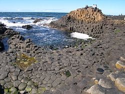 Giant Causeway, a popular tourist attraction