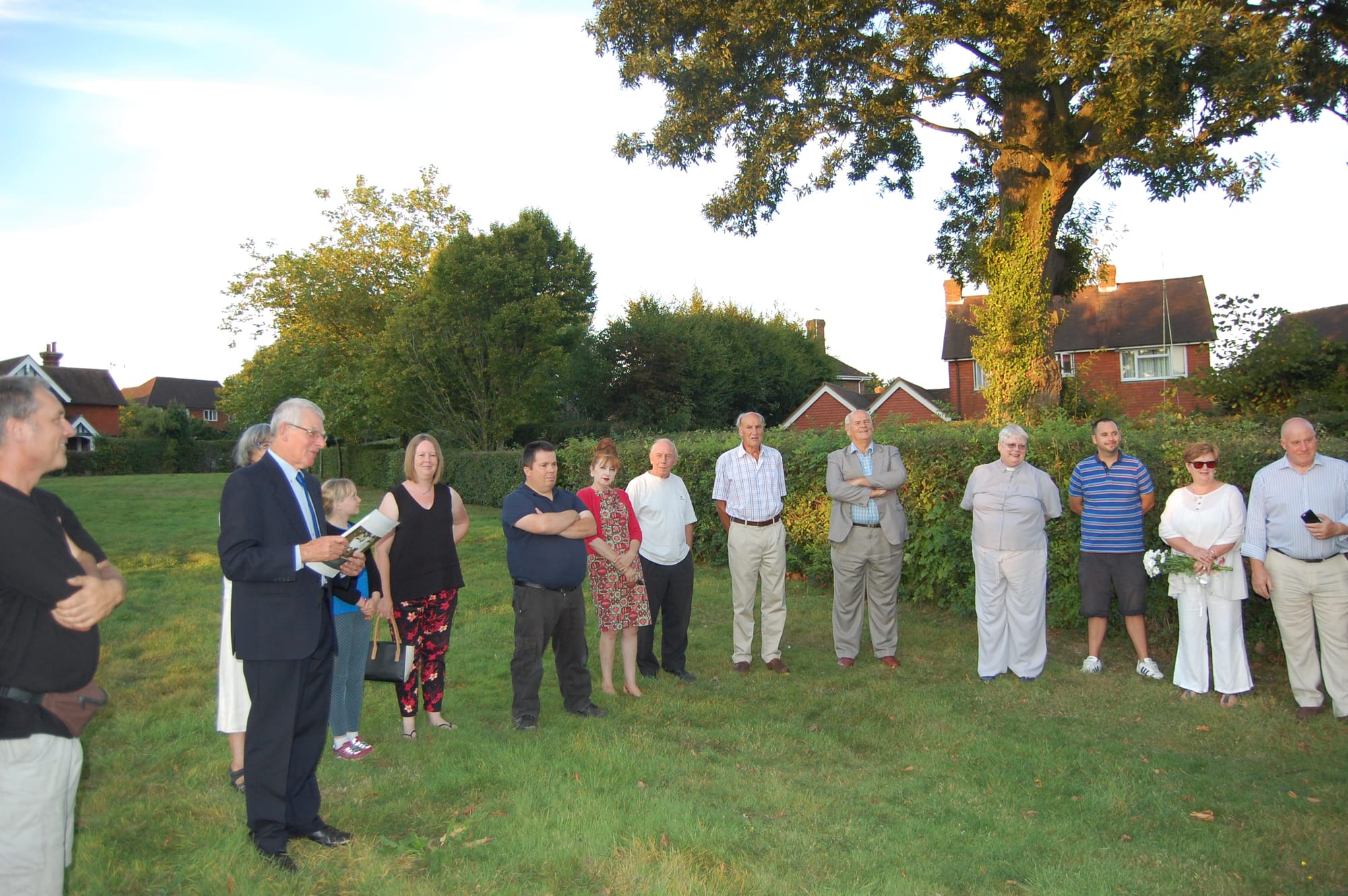 Christopher McGrath holding the record sheet