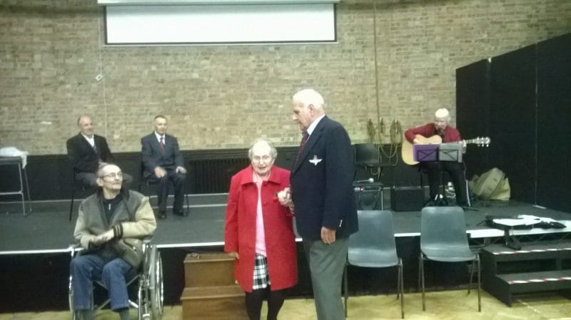 Individual performance by members of the dementia singing group