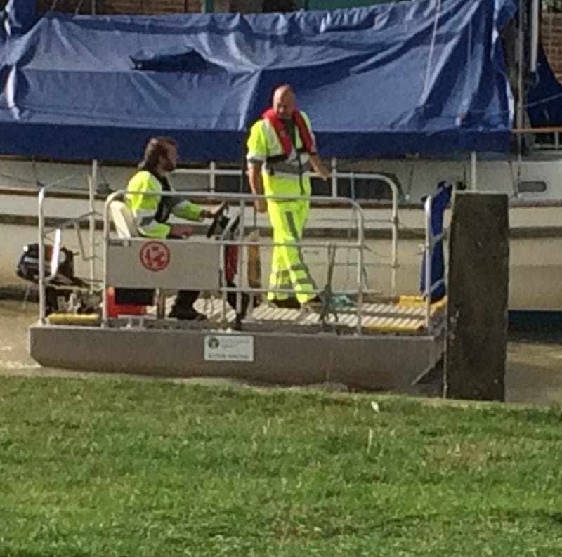 The floating platform