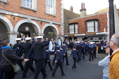 Remembrance Parade - 'eyes left'