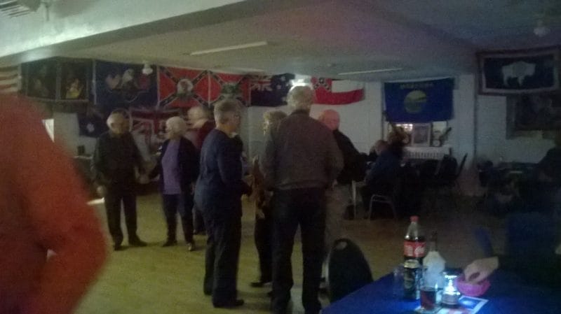 Camber hall dressed up for Country and Western dancing