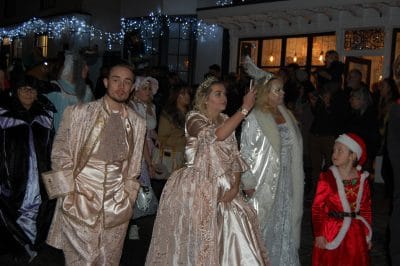 Fine clothes for the procession